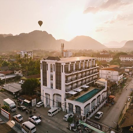 Oudomsin Vangvieng Hotel Vang Vieng Ngoại thất bức ảnh